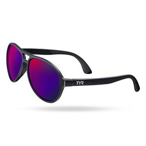 TYR Goldenwest Aviator HTS Polarized Sunglasses. Purple/Black. NWOT